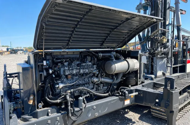 Tier 4 Final engine bay on surface drill rig